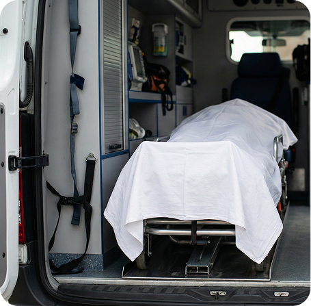 Road mortuary ambulance